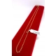 Złoty łańcuszek serce 0,22ct 14k 40cm .