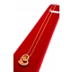 Złoty łańcuszek serce 0,22ct 14k 40cm .