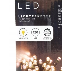 Lampki choinkowe LED 120