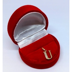 Złota zawieszka Litera U PR.585 W:0,50gr .