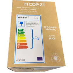 Lampa wisząca Hoopzi 2.5M 40W E27