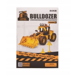 Puzzle 3D buldożer ROKR Robotime TG509K