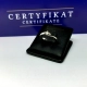 Złoty pierścionek z Diamentami 0,12ct Pr.585 W:1,41g R.8