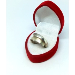 Srebrny pierścionek Obrączka Pr.925 W:4,09g R.11