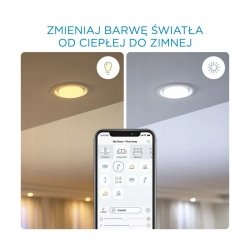 Żarówka LED E27 WiZ światło białe zmienne 8W wifi