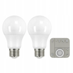 Żarówka Smart Led z pilotem 2 szt. 7,2 W 60 W