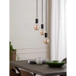 Lampa wisząca MAGNAR 3-w-1 Ś22xW220cm czarny PENDANT