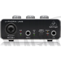 Interfejs audio Behringer U-Phoria UM2 DOBRY STAN!