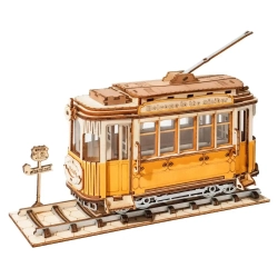 ROBOTIME Drewniany Model Puzzle 3D Tramwaj TG505