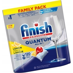 Kapsułki Finish Quantum All in 1 lemon 120 szt.