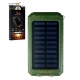 Realtree Nova Solar PowerBank z latarkami (ZIELONY) (8000mAh)