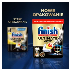 FINISH Kapsułki do zmywarki Ultimate Plus 25 lemon