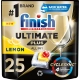 FINISH Kapsułki do zmywarki Ultimate Plus 25 lemon