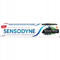 SENSODYNE NATURAL WHITE WYBIELAJĄCA PASTA DO ZĘBÓW Z WĘGLEM 75ml