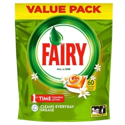 Fairy All In One Orange Cleans Everyday Grease k. do zmywarki - op. 60k