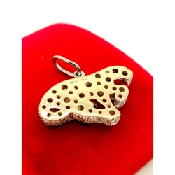 Złota zawieszka Puma Diamenty 135szt 1,35ct Pr.750 W:7,24gr InterSKLEP