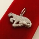 Złota zawieszka Puma Diamenty 135szt 1,35ct Pr.750 W:7,24gr InterSKLEP