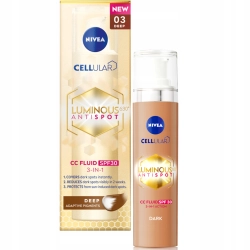 NIVEA LUMINOUS PRZECIW PRZEBARWIENIOM KREM CC SPF 30, ODCIEŃ 03/DEEP 40 ml