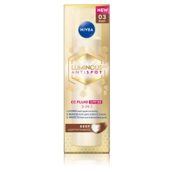 NIVEA LUMINOUS PRZECIW PRZEBARWIENIOM KREM CC SPF 30, ODCIEŃ 03/DEEP 40 ml