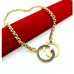 Złoty łańcuszek z zawieszką Gucci Pr,585 w: 18,88gr InterSKLEP