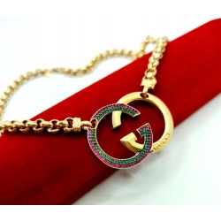 Złoty łańcuszek z zawieszką Gucci Pr,585 w: 18,88gr InterSKLEP