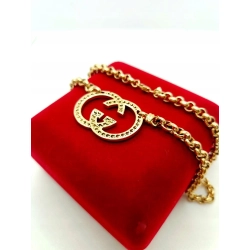 Złoty łańcuszek z zawieszką Gucci Pr,585 w: 18,88gr InterSKLEP