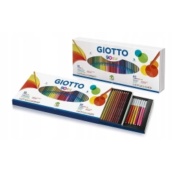 ZESTAW GIOTTO 50 kredek + 40 flamastrów + temperówka