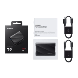 Dysk zewnętrzny SSD Samsung T9 4 TB USB3.2 GEN.2 Czarny MU-PG4T0B/EU