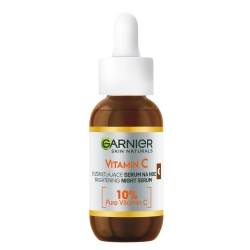 Garnier Skin Naturals Vitamin C rozświetlające serum do twarzy na noc 30 ml