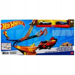 Tor samochodowy Mattel Hot Wheels Podwójny zjazd DNR54