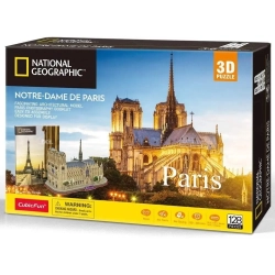 Puzzle 3D Cubic Fun National Geographic Notre Dame 128 elemetów