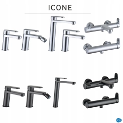 Bateria wannowa nawannowa SENSEA Bateria wannowa chrom Icone Sensea chrom
