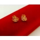 Złote kolczyki oczy Pr.585 W:1,32gr NOWE INterSKLEP