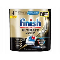 Finish Ultimate Plus Fresh Kapsułki do mycia naczyń w zmywarce 305 g 25szt.