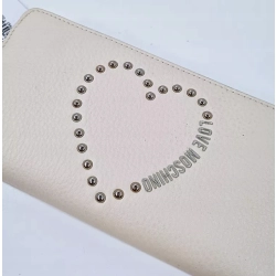 PORTFEL LOVE MOSCHINO BEŻOWY JC5653PP1DLN0110 IDEAŁ!