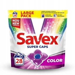 Kapsułki do prania Super Caps Color 28 szt. Savex