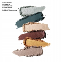 Treasured Eye Shadow Palette x 6: All The Riches Zestaw do makijażu