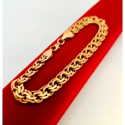 Złota bransoletka Garibaldi NOWA PR.585 W:25,05gr Dł.21cm InterSKLEP