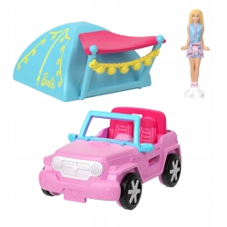 Barbie Mini BarbieLand Terenówka Zabawka auto i mini lalka Zestaw 4+ HYF43