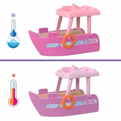 Barbie Mini BarbieLand Łódka zabawka i mini lalka Zestaw 4+ HYF41
