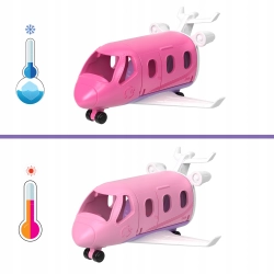 Barbie Mini BarbieLand Samolot zabawka i mini lalka Zestaw 4+ HYF38