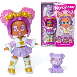 Laleczka KookyLoos Pet Party Figurka Kolekcjonerska 11cm Lucy + Miś