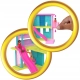 Barbie Mini BarbieLand Mini domek dla lalek i mini lalka Zestaw HYF44 HYF46