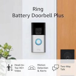WIDEODOMOFON RING BATTERY DOORBELL PLUS KAMERA HD+