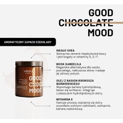 VEOLI BOTANICA WEGAŃSKA ŚWIECA MASAŻU GOOD CHOCOLATE MOOD 100ML masło shea