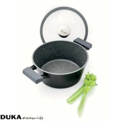 Garnek z pokrywką DUKA Gota Cook 1213293 3,1L 24cm Indukcja Zmywarka Gaz