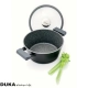 Garnek z pokrywką DUKA Gota Cook 1213293 3,1L 24cm Indukcja Zmywarka Gaz