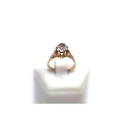 Pierścionek cyrkonią złoto 14kt 585 3,32g