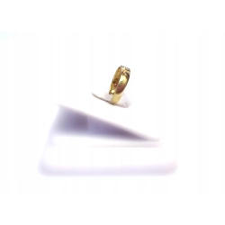 Pierścionek złoty cyrkonie 14kt 585 2,24g