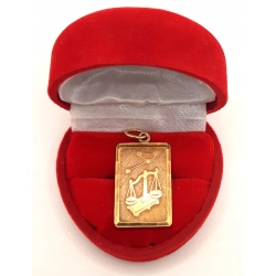 Złota zawieszka znak zodiaku Waga PR.333 W:2,58gr InterSKLEP